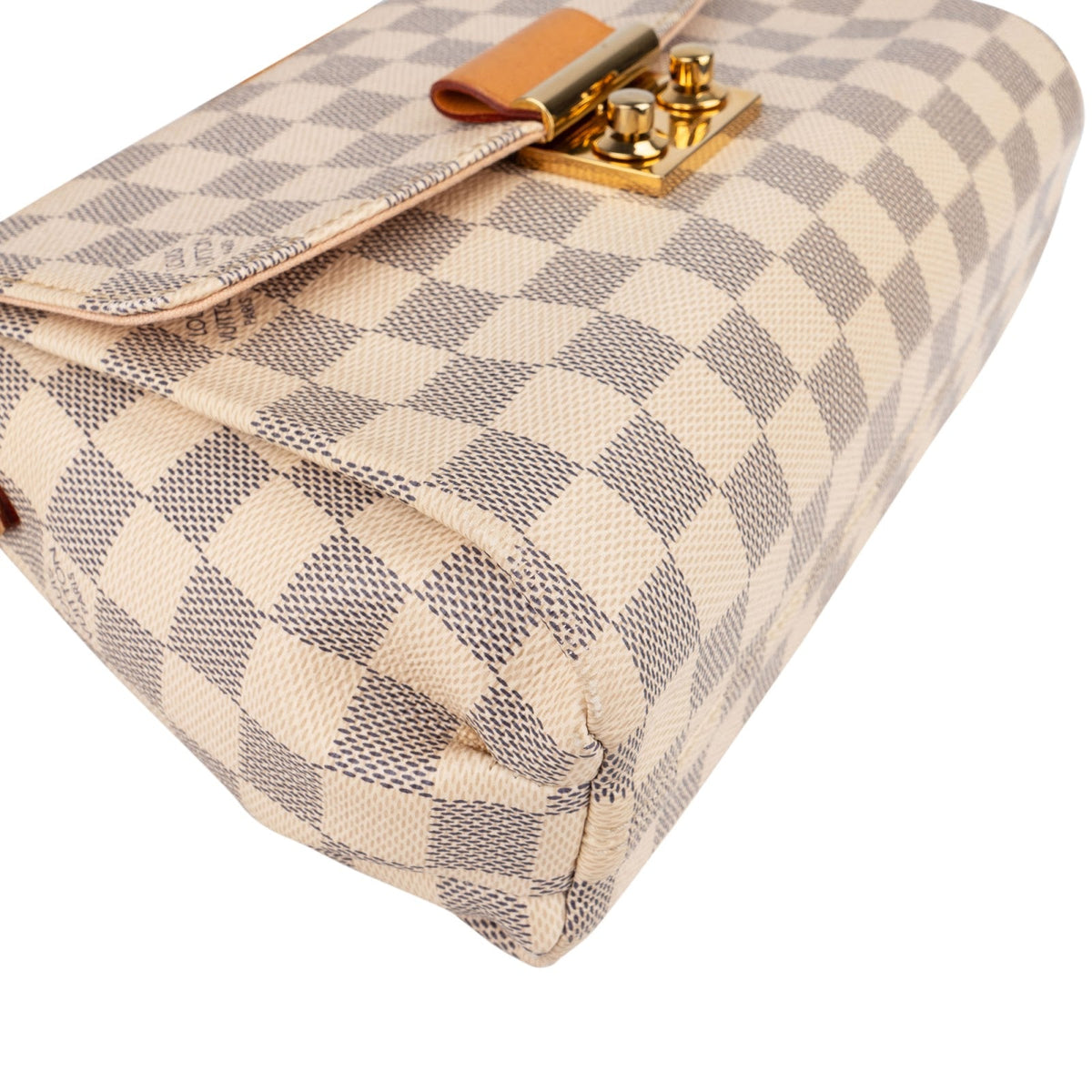 Borsa a mano Louis Vuitton Monogram Damier Azur Croisette