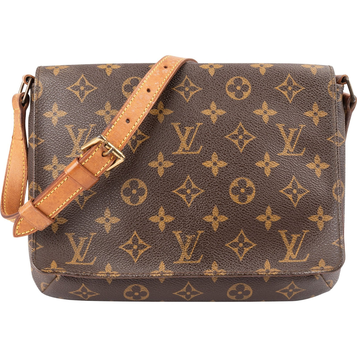 Bolso de hombro Louis Vuitton Musette Tango en lona Monogram