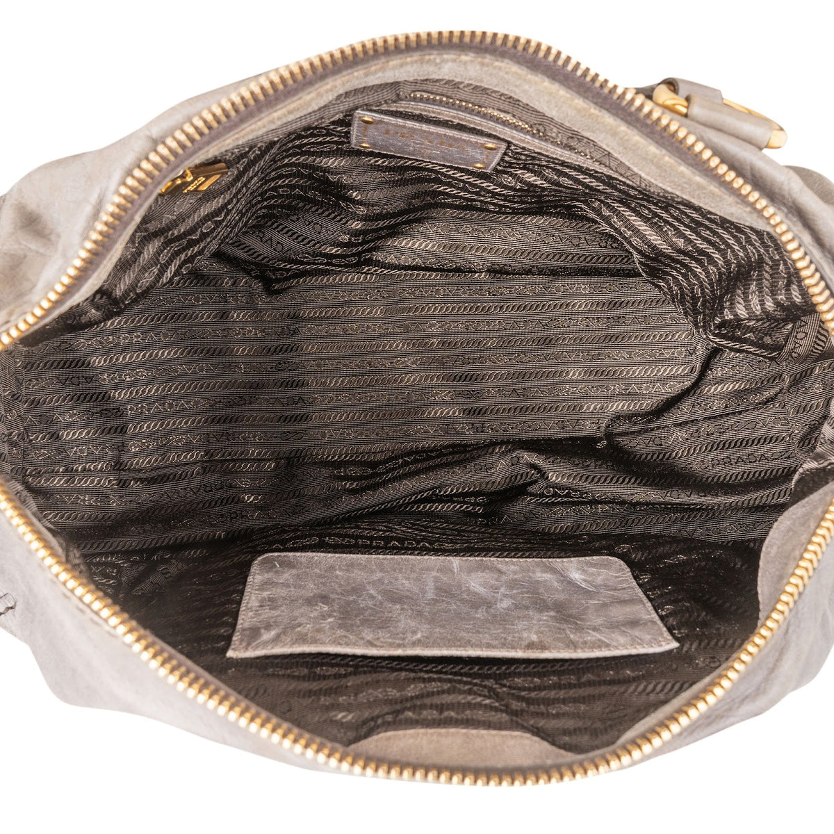 Prada Vitello Shine leren Bauletto-handtas