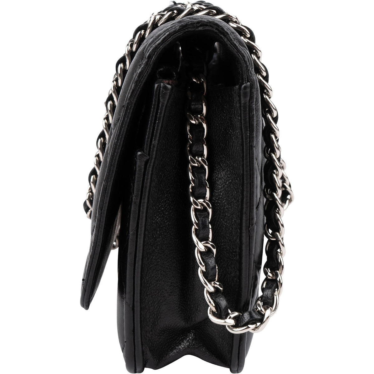 Chanel Wallet On Chain aus gestepptem Lammleder – Ansicht 5