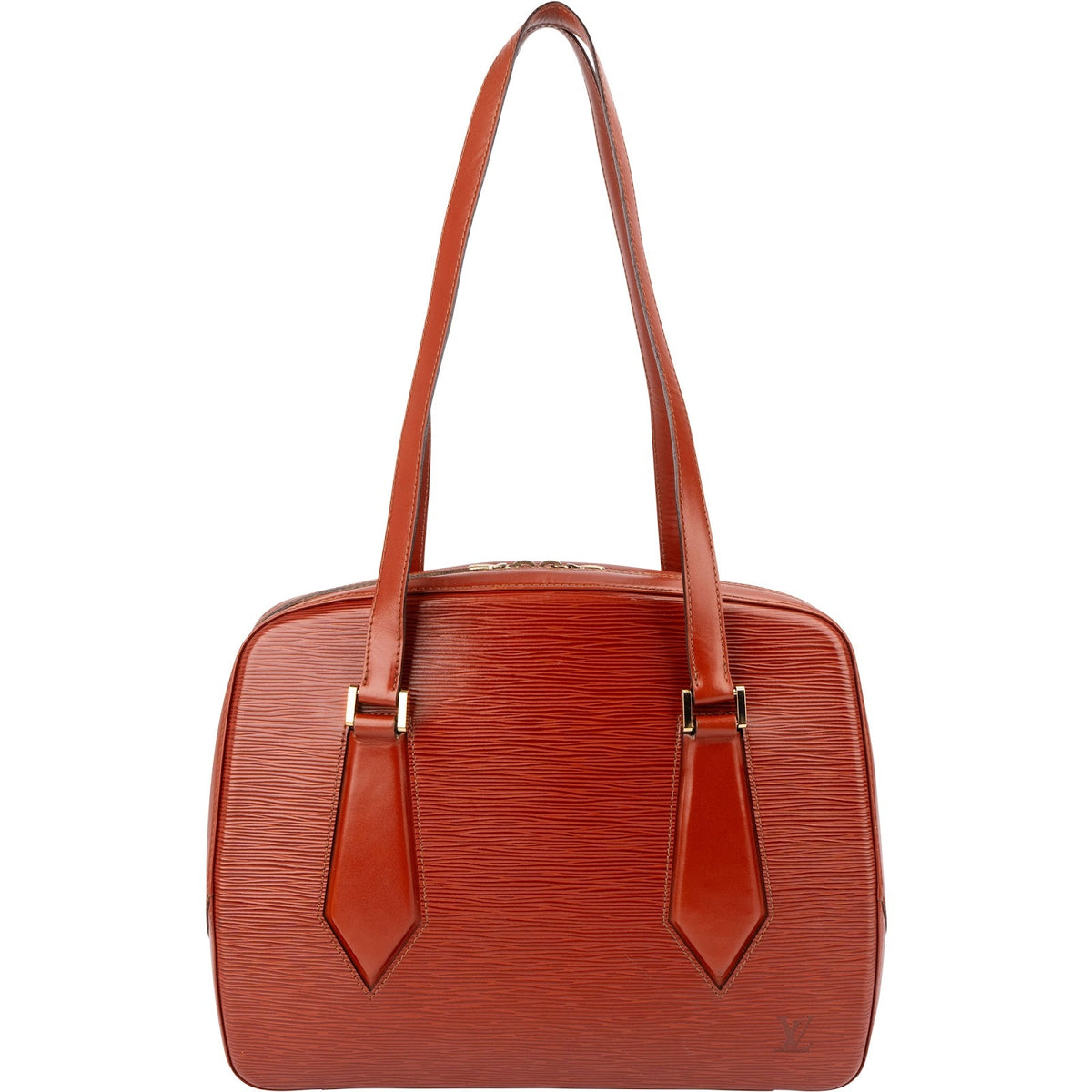 Louis Vuitton Voltaire aus Epi-Leder in Kenyan Fawn – Vorderansicht