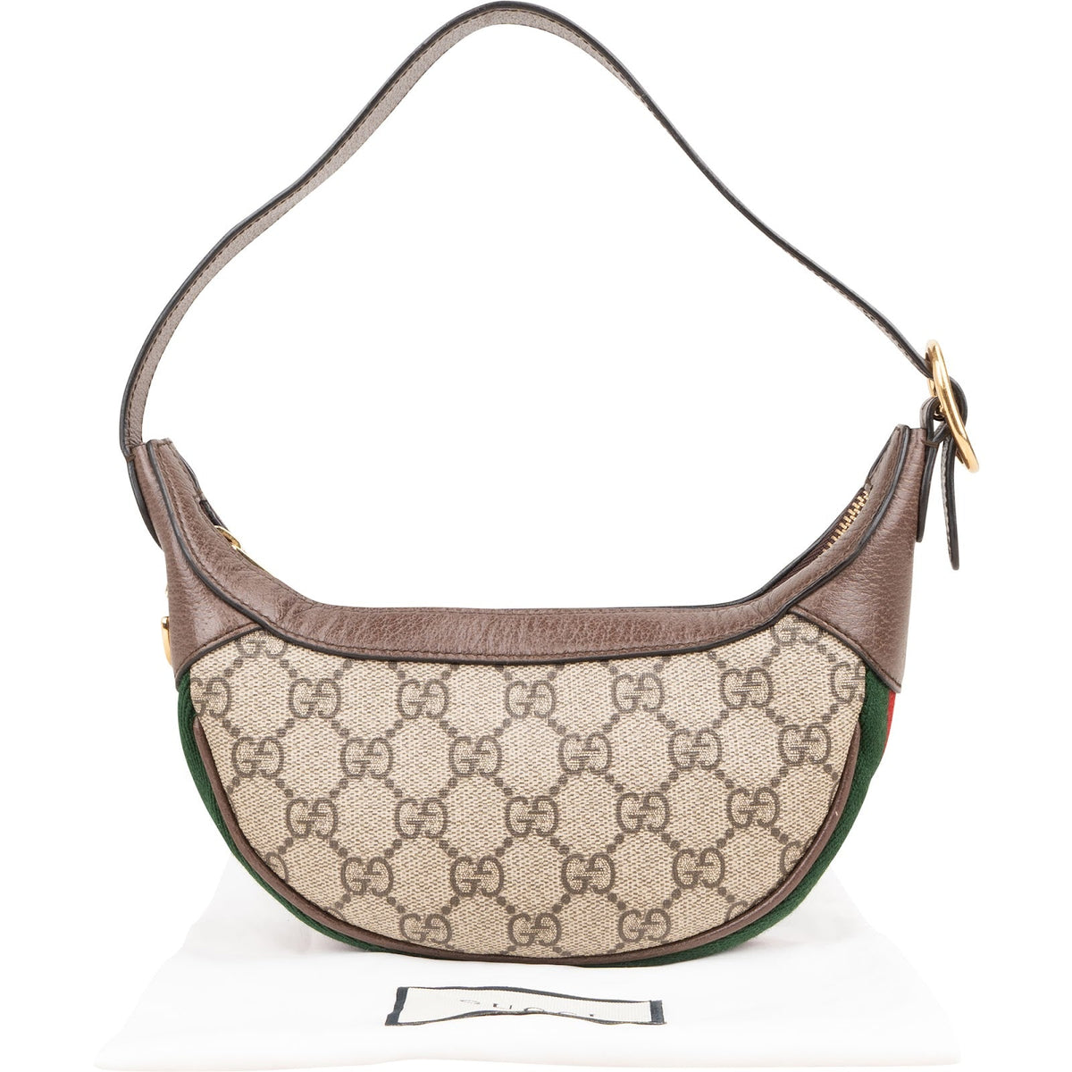 Sac à bandoulière Gucci Ophidia Crescent Pochette en toile GG Supreme