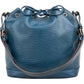 Louis Vuitton Blue Epi Leather NM Sac Noé Petit Shoulder Bag