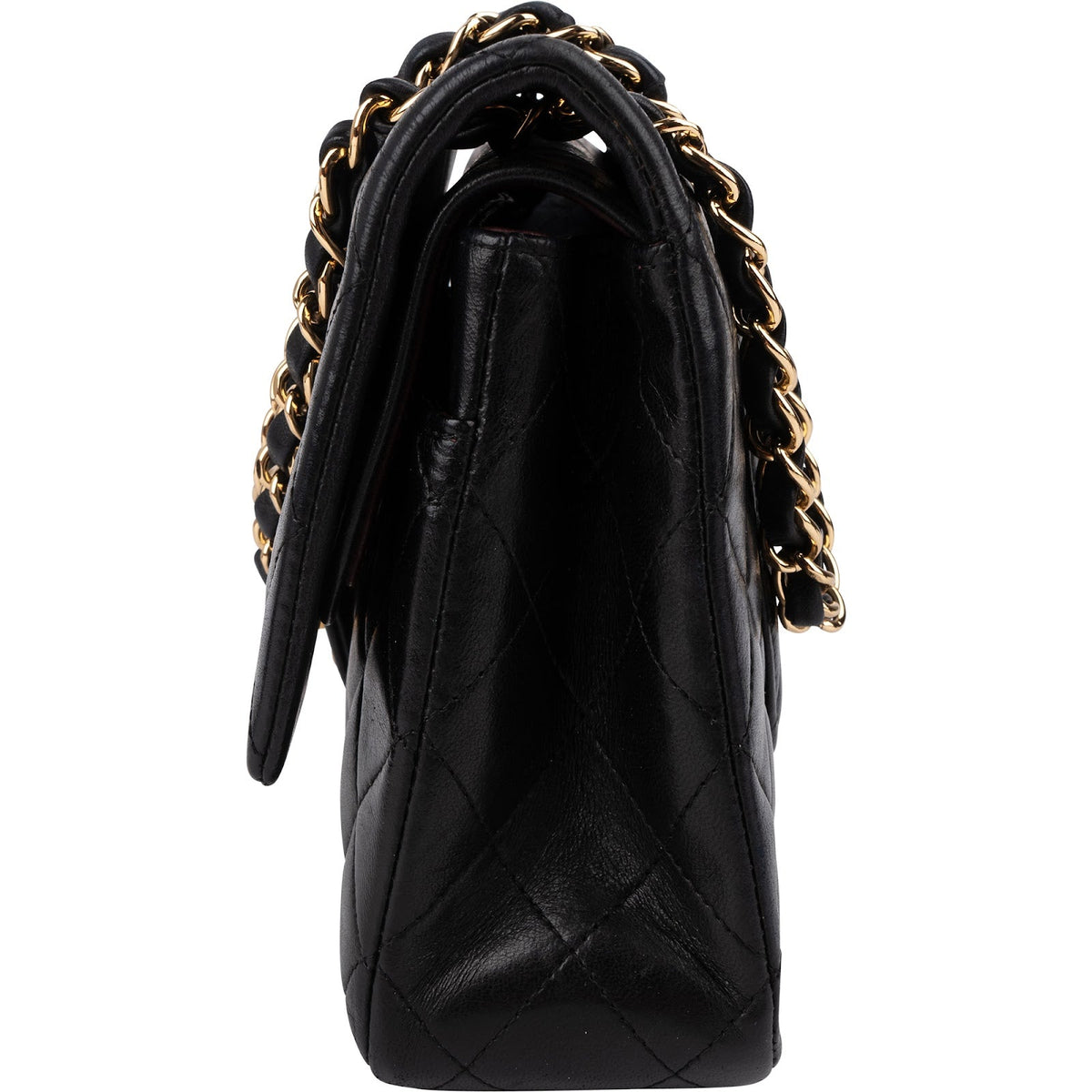 Chanel Medium Double Flap aus gestepptem Lammleder – Ansicht 5
