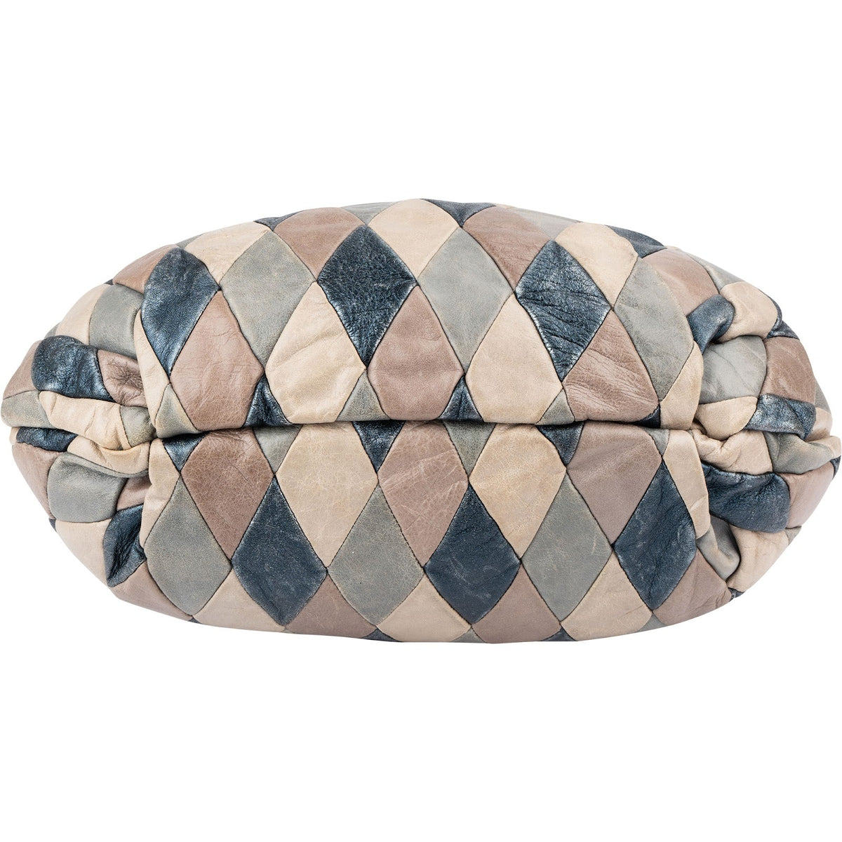 Miu Miu Patch aus mehrfarbigem gestepptem Vitello-Lux-Leder – Ansicht 6