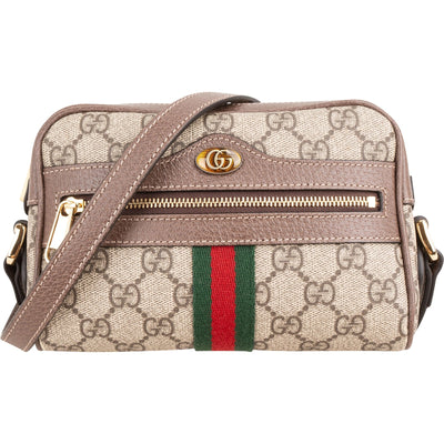 Gucci Monogram GG Supreme Ophidia mini schoudertas