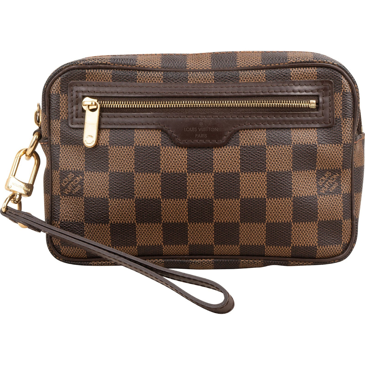 Louis Vuitton Monogram Damier Ebene Billets Macao Clutch