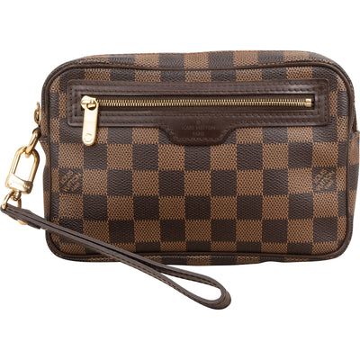 Louis Vuitton Monogram Damier Ebene Billets Macao Clutch