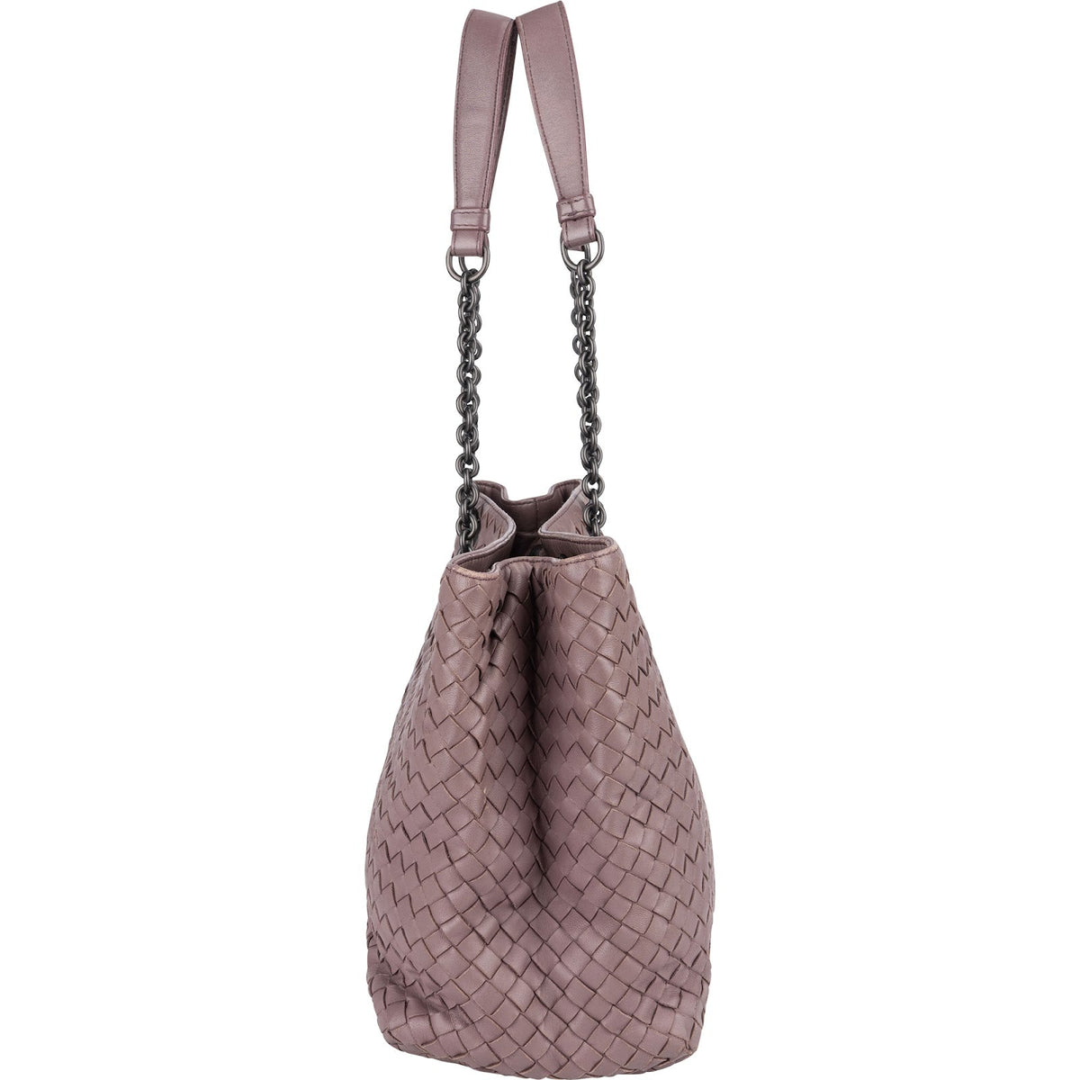 Bolso tote de hombro con cadena Bottega Veneta de piel Intrecciato
