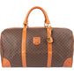 Celine Monogram Macadam Canvas Boston 45 Handbag