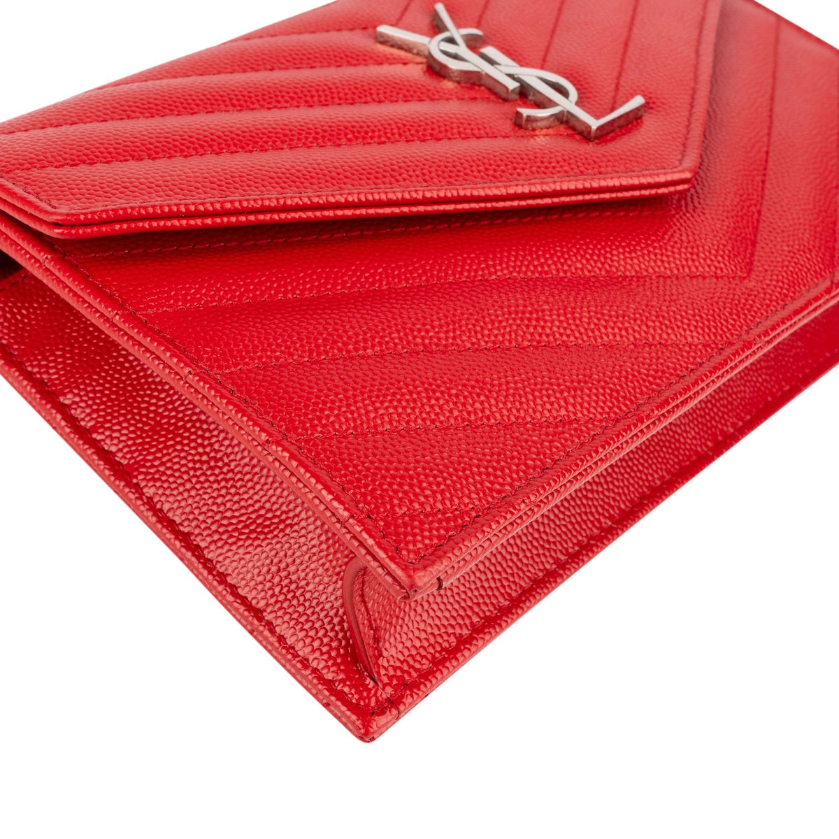 Saint Laurent Grain de Poudre Envelope Wallet on Chain, Bild 6 von 10