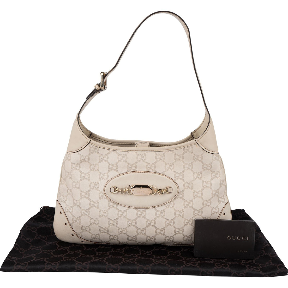 Gucci Guccissima Horsebit Chain Jackie Schultertasche, Bild 2 von 11