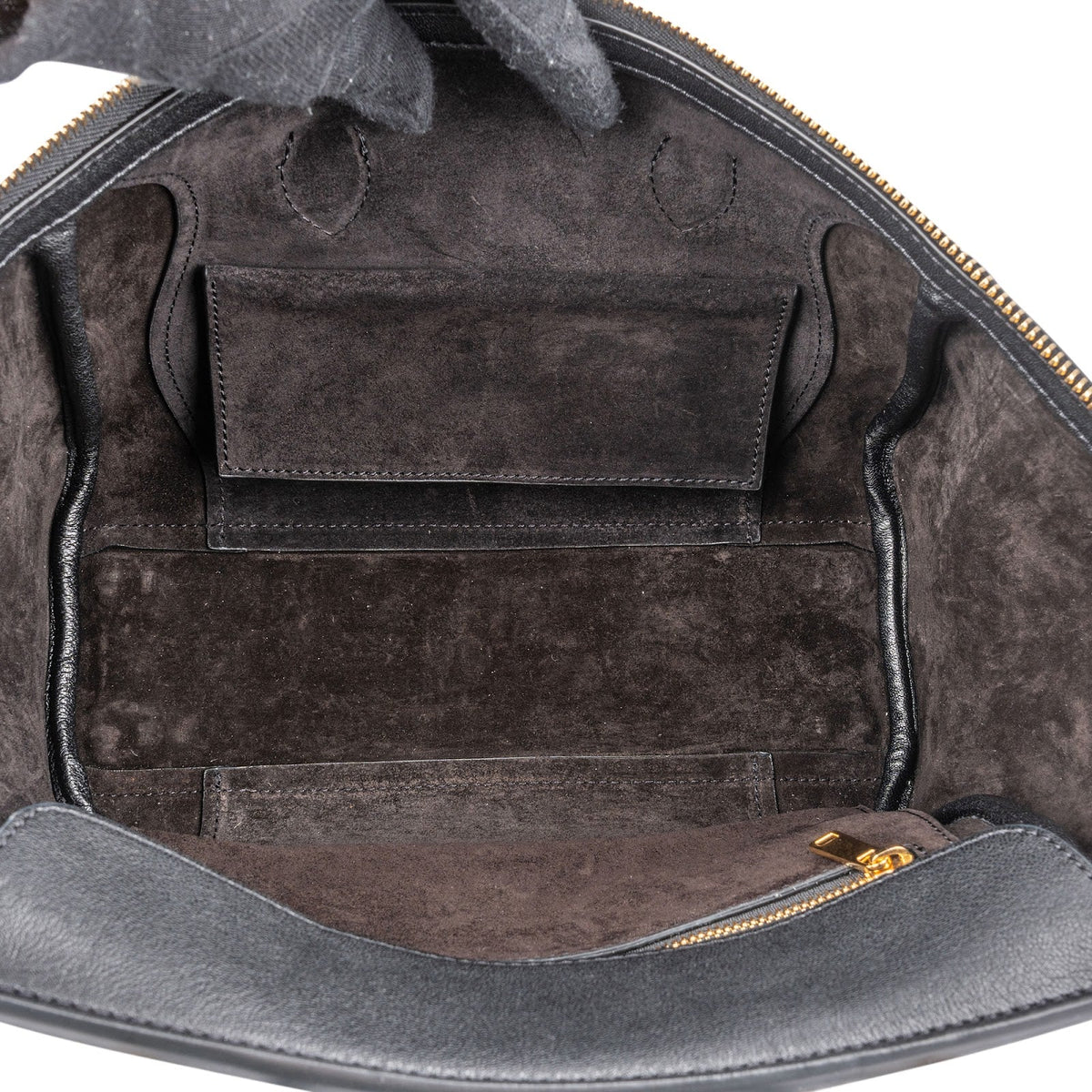 Celine Luggage East West Nano handtas van generfd kalfsleer