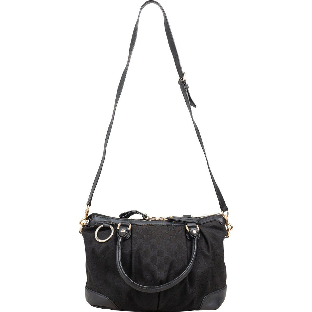 Gucci Monogram GG Canvas Sukey Satchel Handtasche, Bild 8 von 12