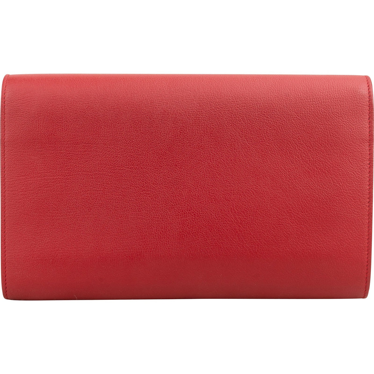 Yves Saint Laurent Grained Calfskin Cassandre Wallet On Chain Crossbody Bag