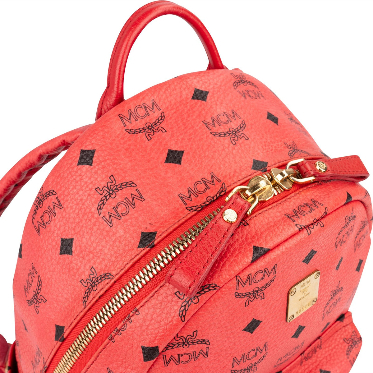 MCM Monogram Visetos Stark Side Studs Mini Rucksack, Bild 3 von 10