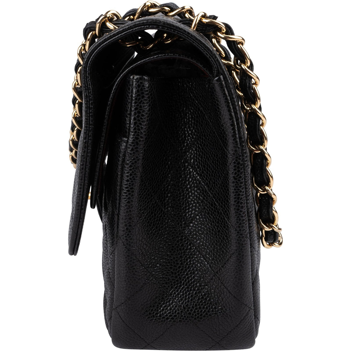 Chanel Caviar Leder Jumbo Double Flap Umhängetasche, Bild 5 von 15