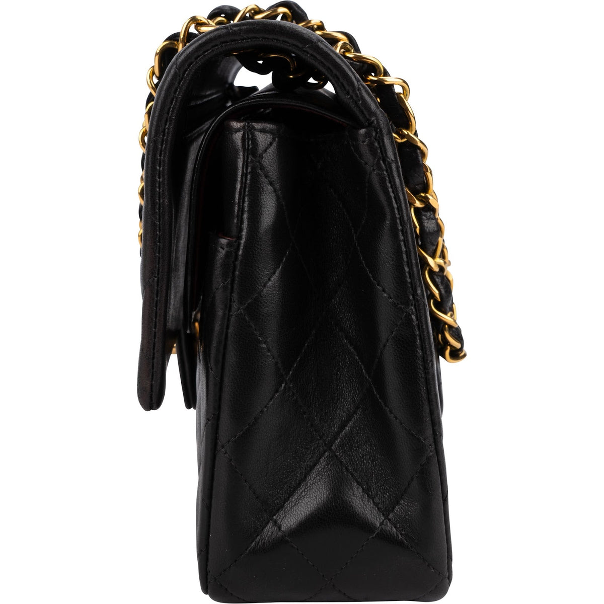 Chanel Lammleder Gold Medium Double Flap Schultertasche, Bild 5 von 15