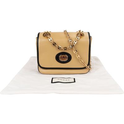 Gucci leren GG vintage Marina Chain schoudertas met dubbele flap