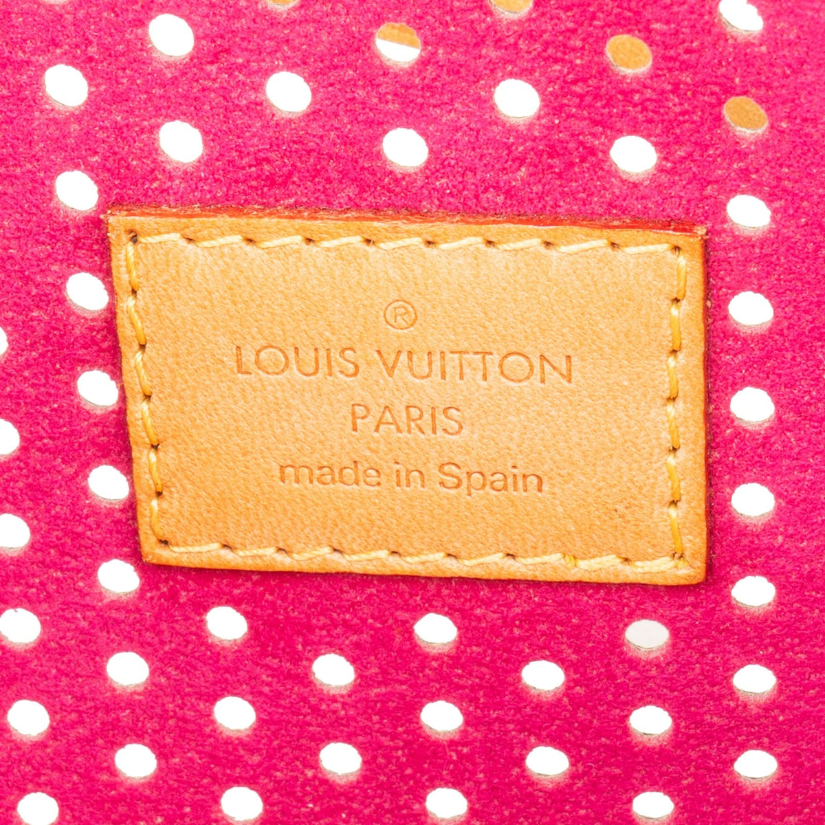 Louis Vuitton Limited Perforated Monogram Pochette Accessoires Handtas