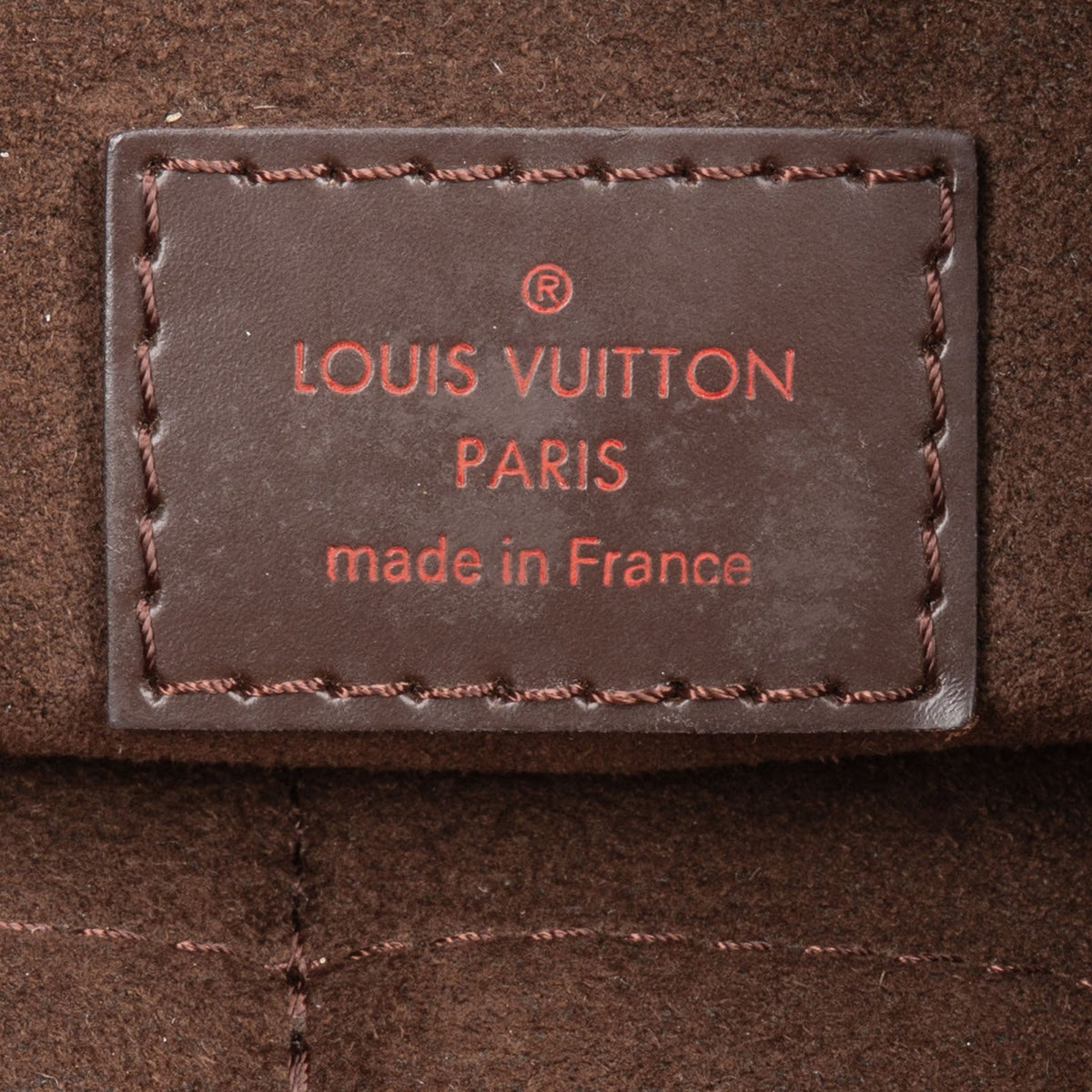 Sac à main Louis Vuitton Portobello GM en toile Damier Ébène