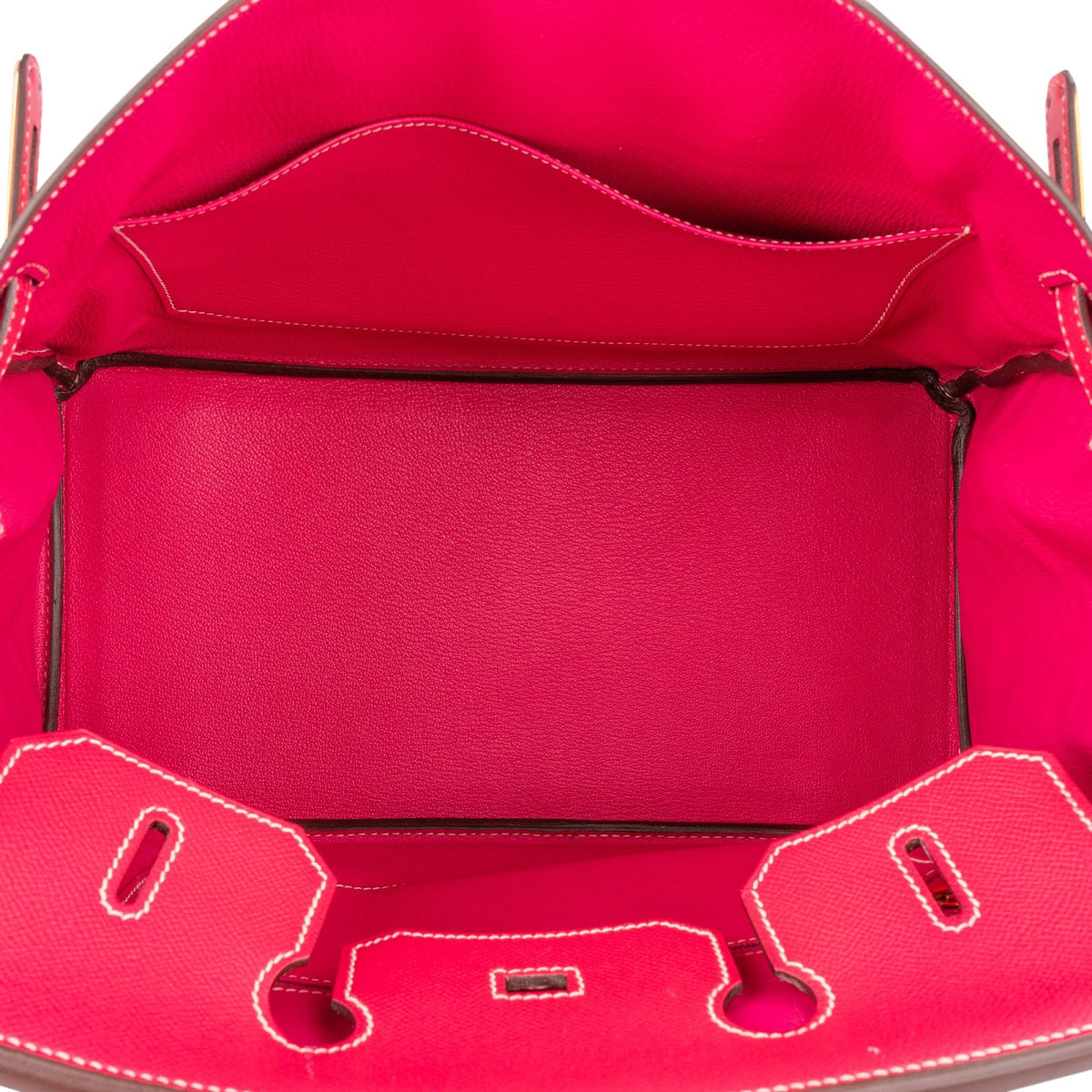 Bolso Hermès Birkin 35 de piel Epsom en color Rose Tyrien