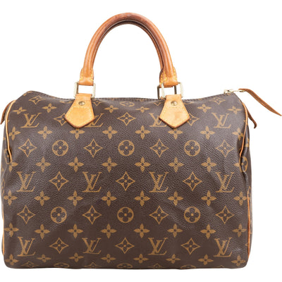 Louis Vuitton Monogram Canvas Speedy 30 Handbag