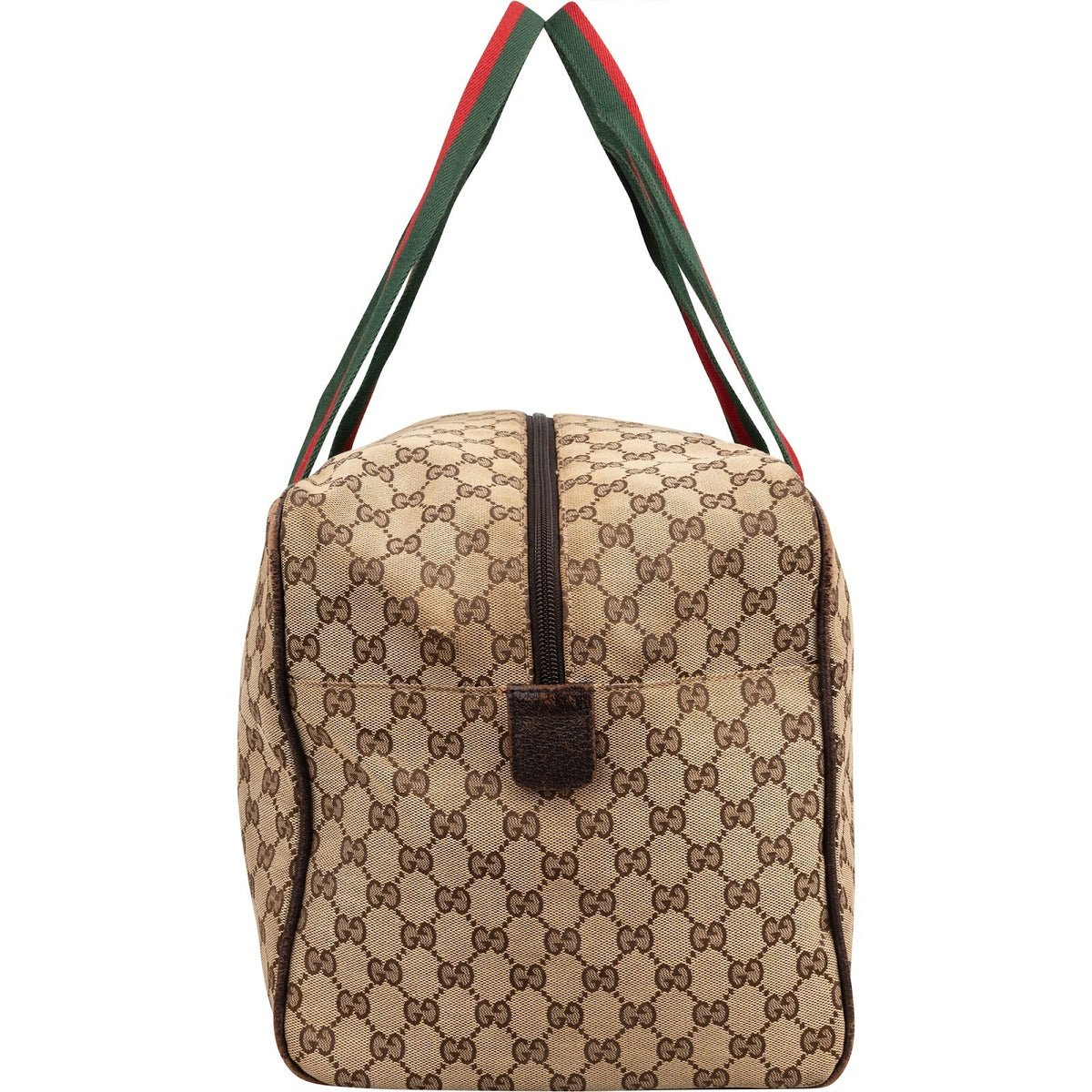 Gucci Monogram GG Canvas Web Boston Handtasche, Bild 4 von 11
