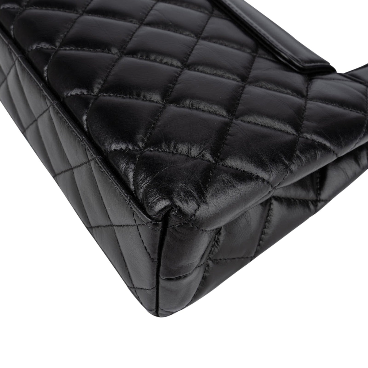 Bolso de mano Chanel Kelly pequeño con asa superior y bandolera en piel de cordero acolchada