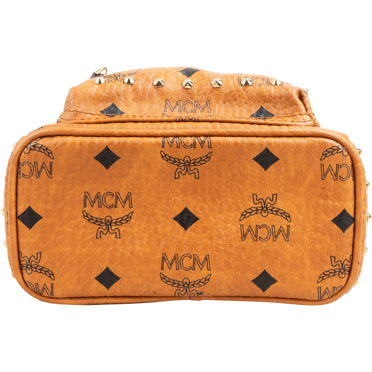 MCM Monogram Visetos Stark Studded Mini Rucksack, Bild 6 von 10