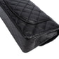 Bolso de hombro Chanel pequeño con doble solapa en piel caviar acolchada y herrajes de paladio