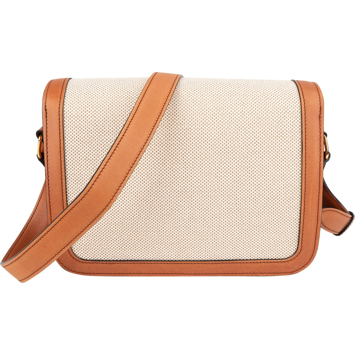 Celine Teen Triomphe Crossbody Bag in Canvas & Calfskin