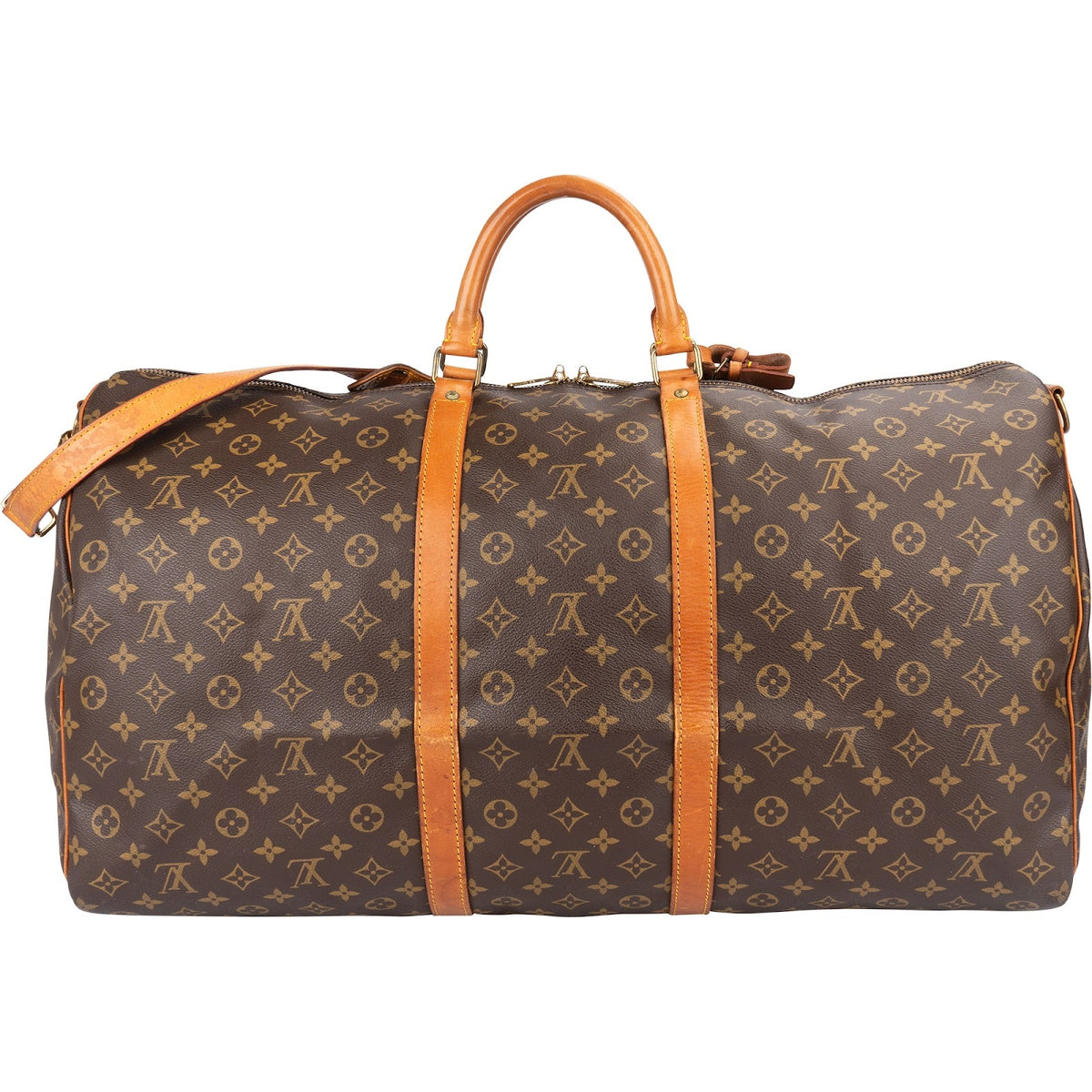 Louis Vuitton Canvas Keepall 60 Bandoulière Reisetasche, Bild 4 von 9