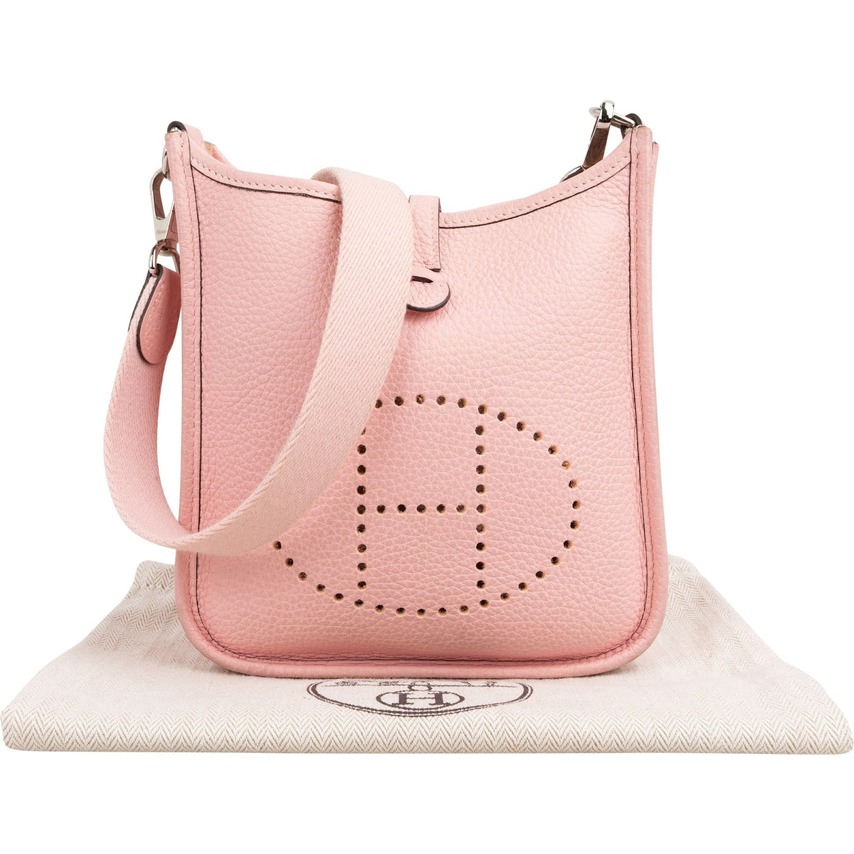 Hermès Rose Sakura Clemence Evelyne 16 Umhängetasche, Bild 2 von 10