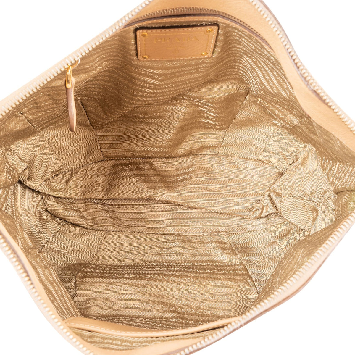 Bolso de mano Prada en piel Vitello Daino granulada