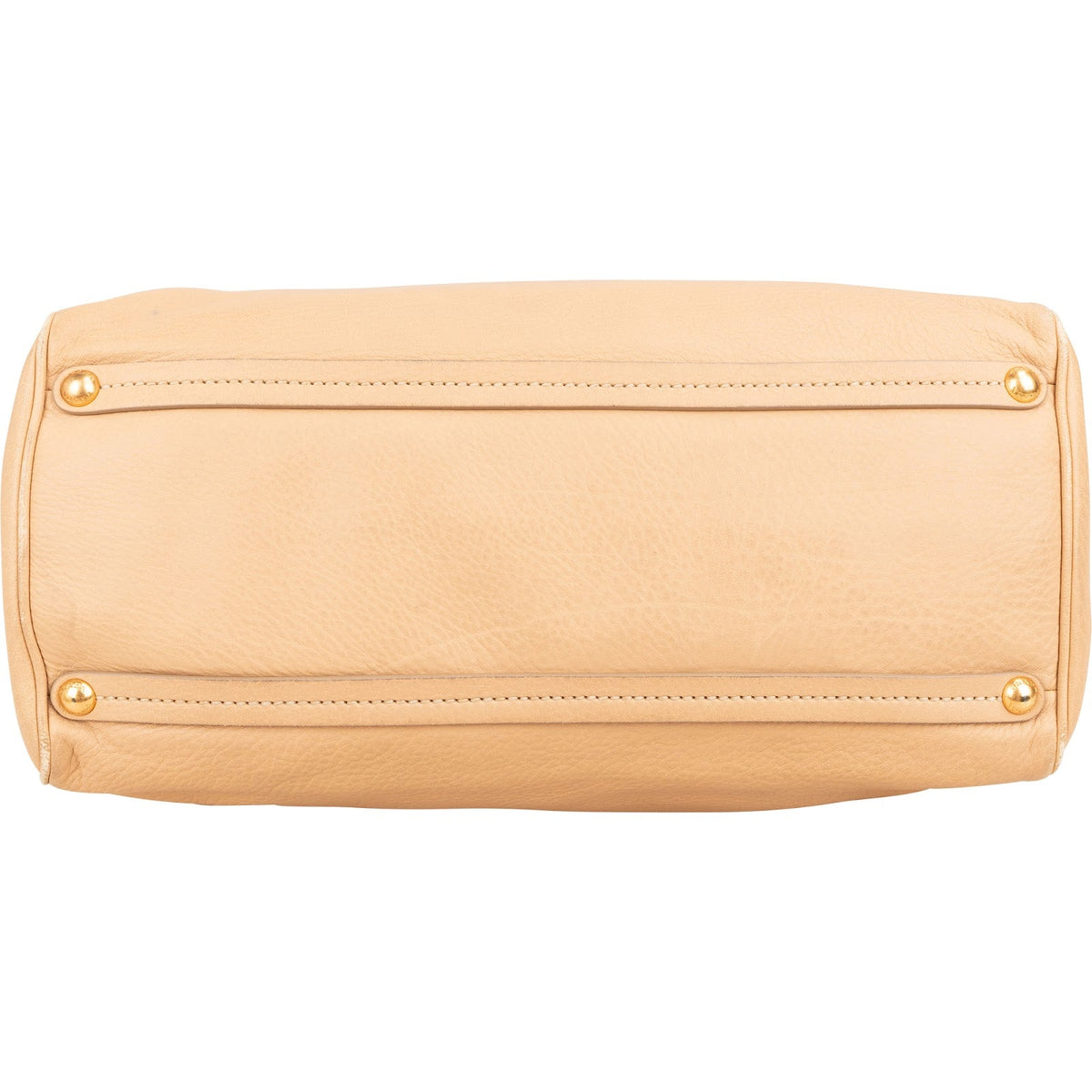 Prada Cervo Top Handle Hobo aus beigem Hirschleder – Ansicht 7