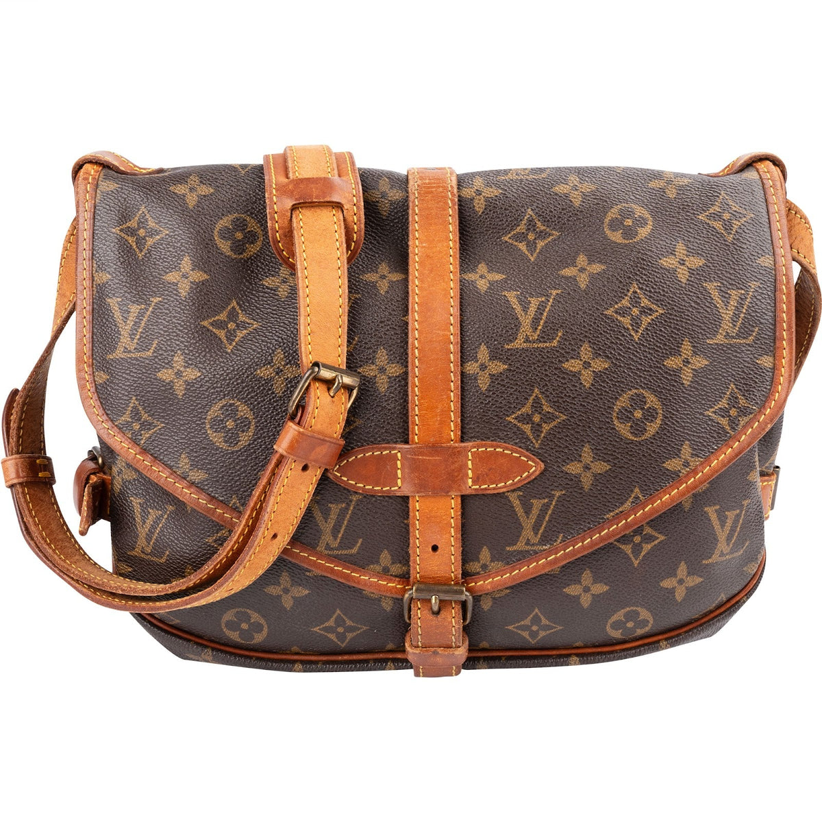 Louis Vuitton Monogram Canvas Saumur 30 crossbody tas