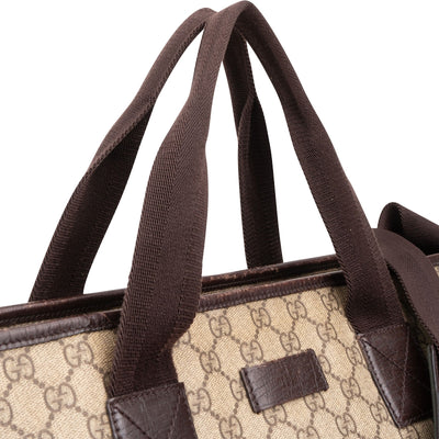 Gucci Monogram GG Supreme grote tote crossbodytas