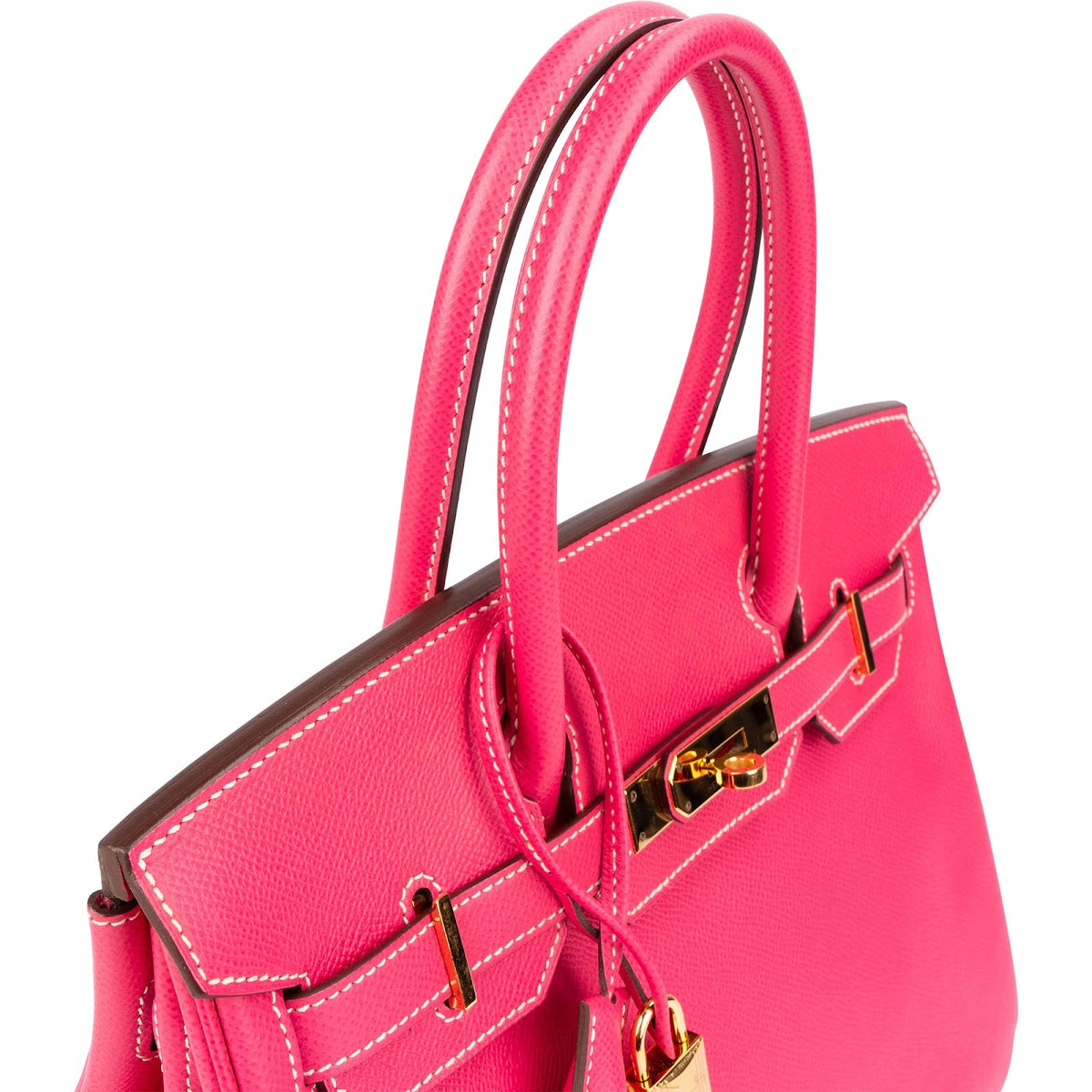 Hermès Birkin 30 handtas van Rose Tyrien Epsom-leer