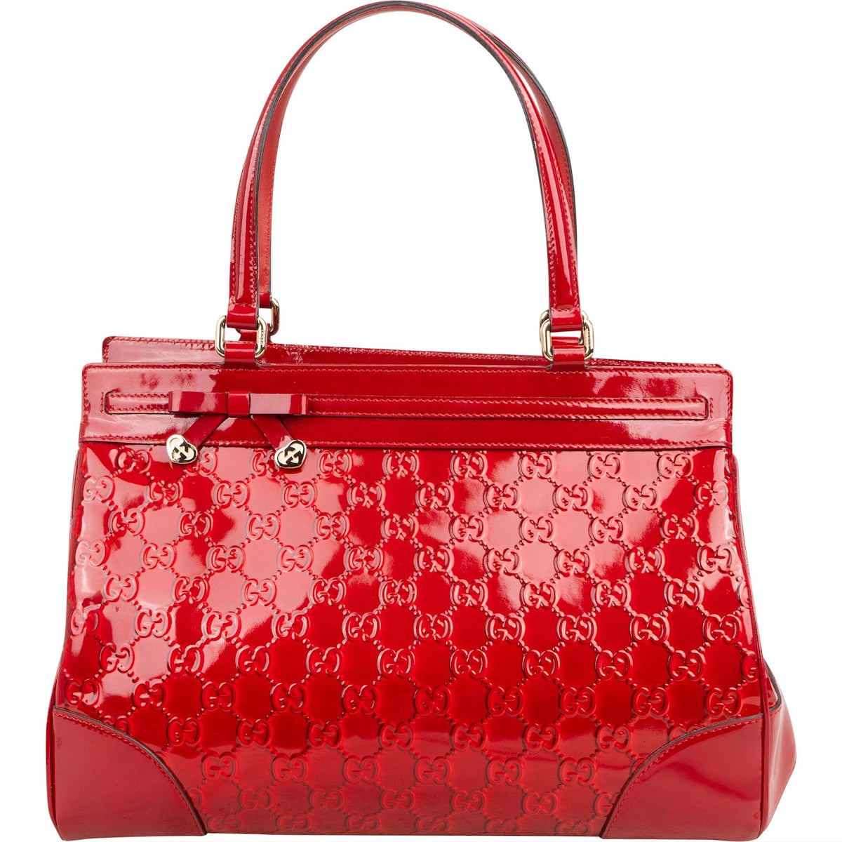 Sac à main Gucci Microguccissima Princy en cuir verni