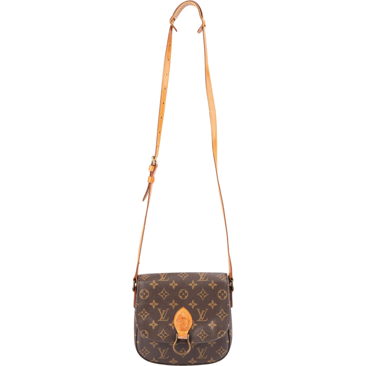 Sac bandoulière Louis Vuitton Saint Cloud MM en toile Monogram