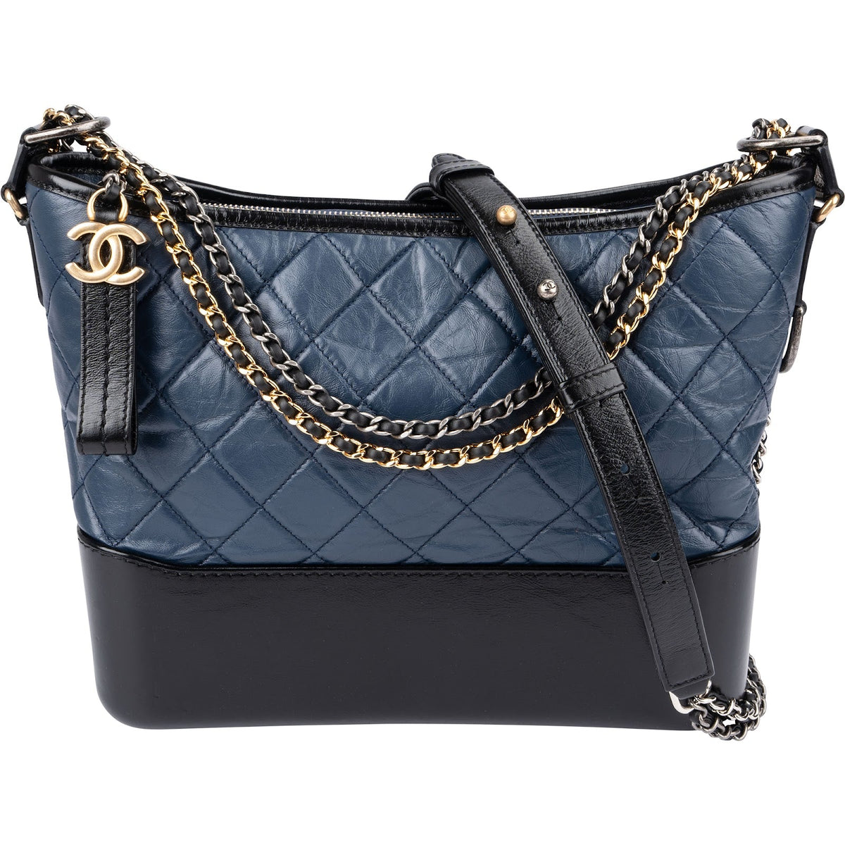 Chanel Gabrielle Hobo aus Kalbsleder – Vorderansicht