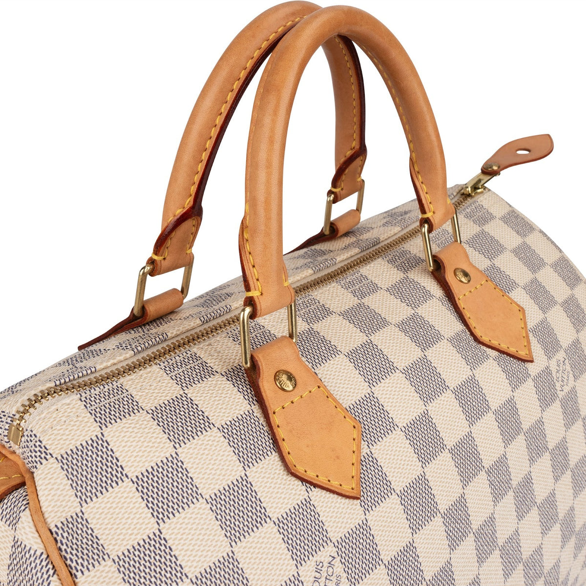 Borsa a mano Louis Vuitton Monogram Damier Azur Speedy 30