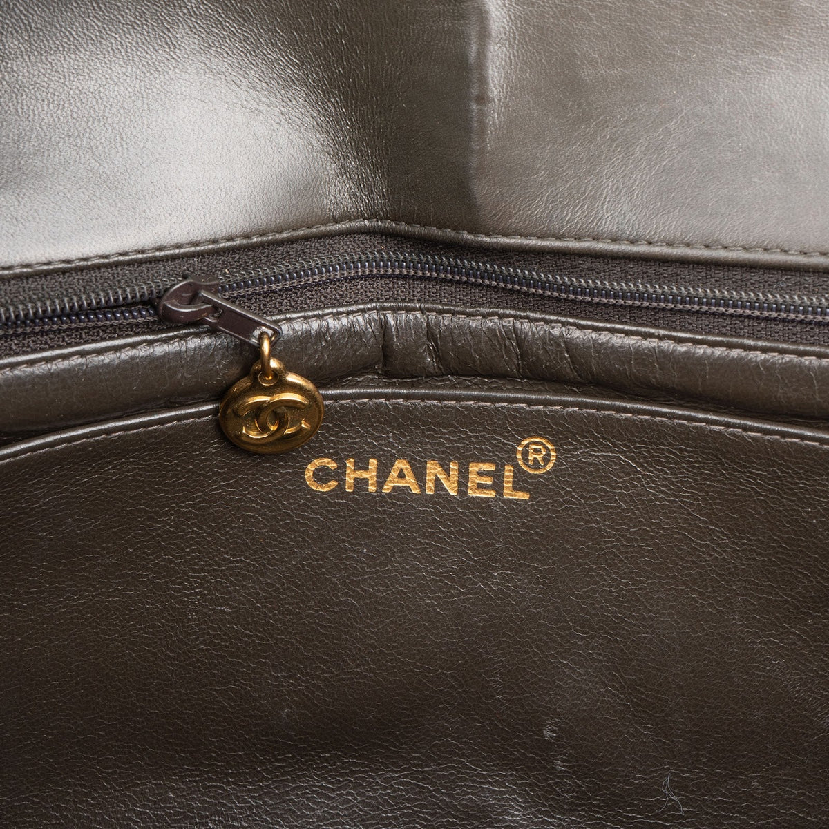 Chanel Lammleder Gold Diana Single Flap Umhängetasche, Bild 14 von 16