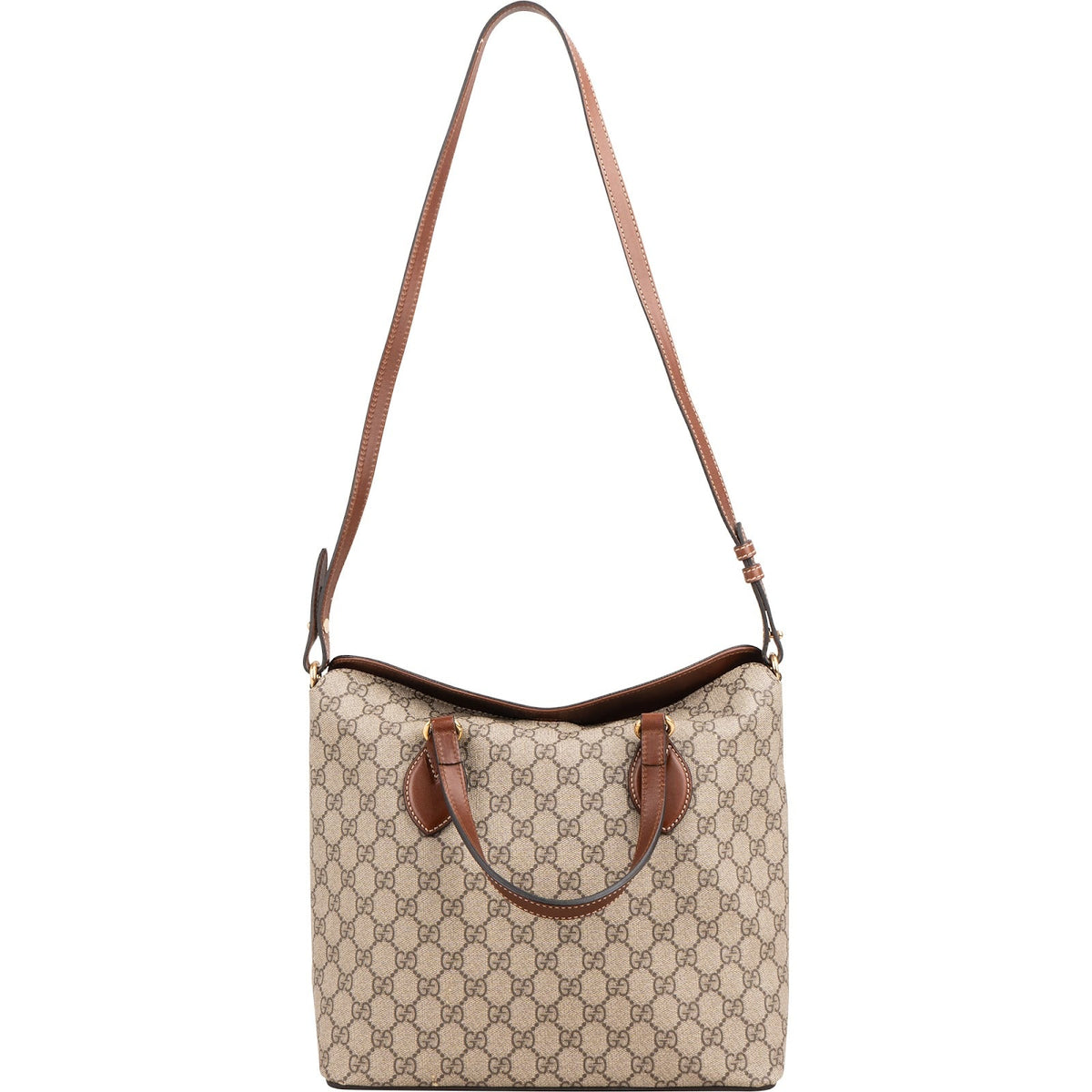 Gucci Monogram GG Supreme Canvas Linea A Foldover Tote, Bild 10 von 14