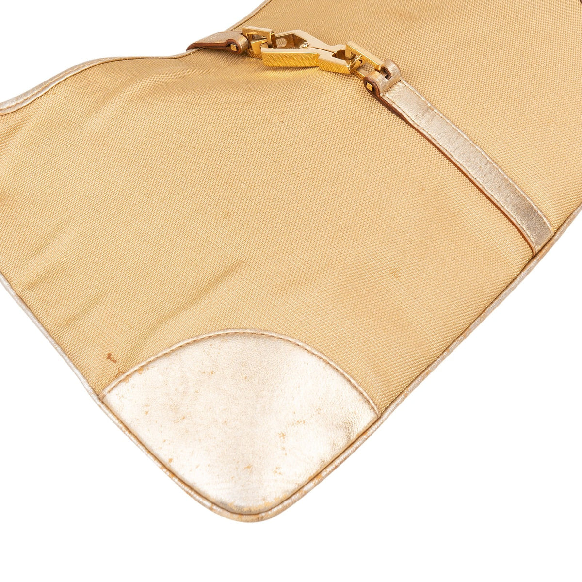 Gucci Golden Stoff Bamboo Jackie Schultertasche, Bild 8 von 11