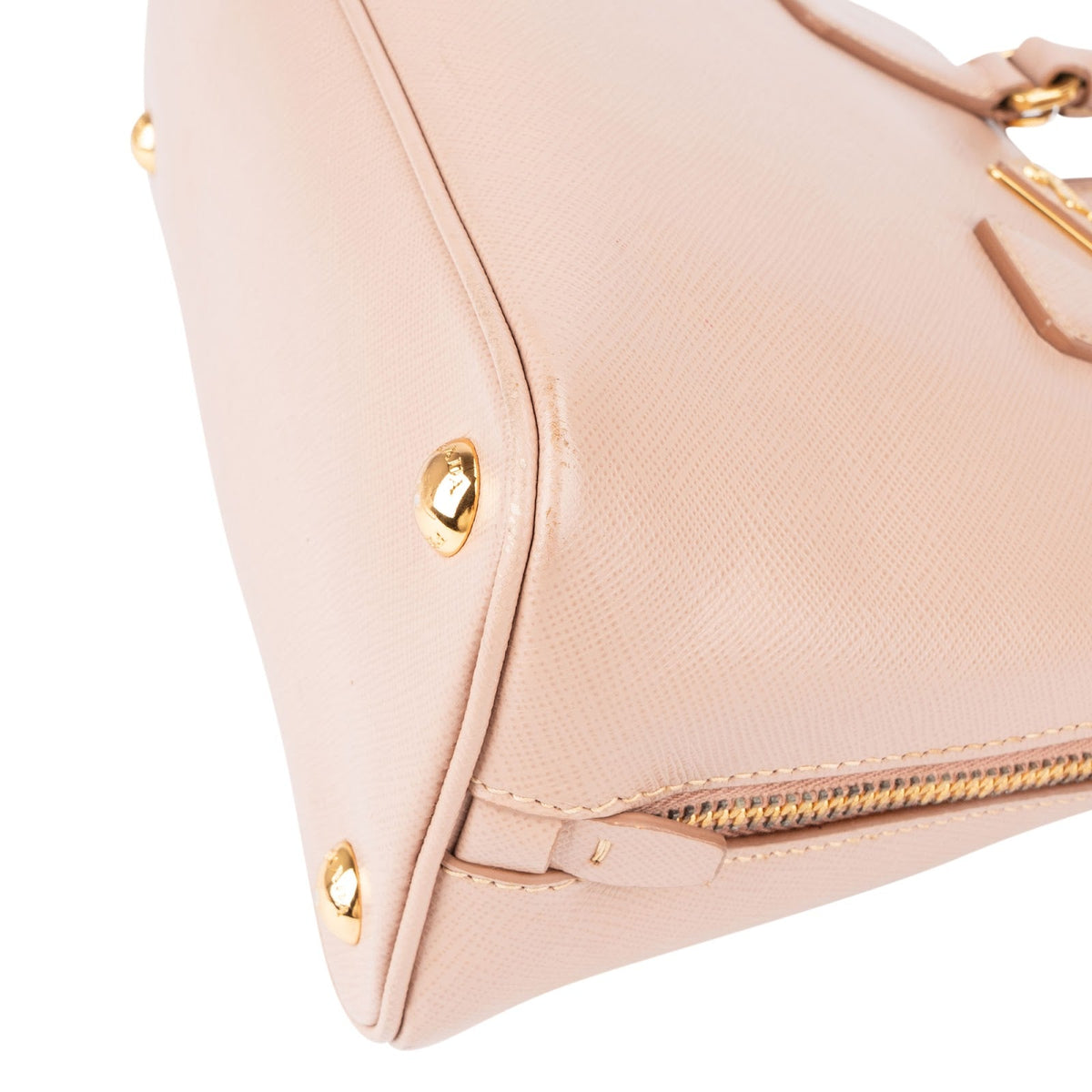 Bolso de mano Prada Promenade pequeño en piel Saffiano rosa