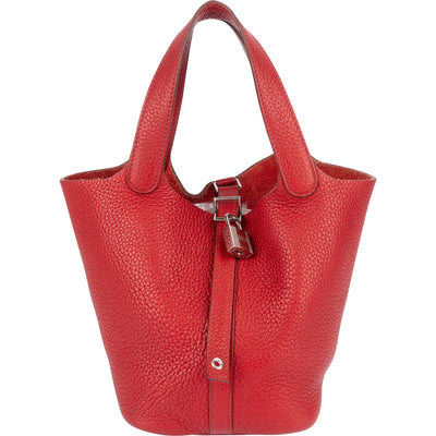 Hermès Taurillon Clemence Picotin Lock 18 Handbag