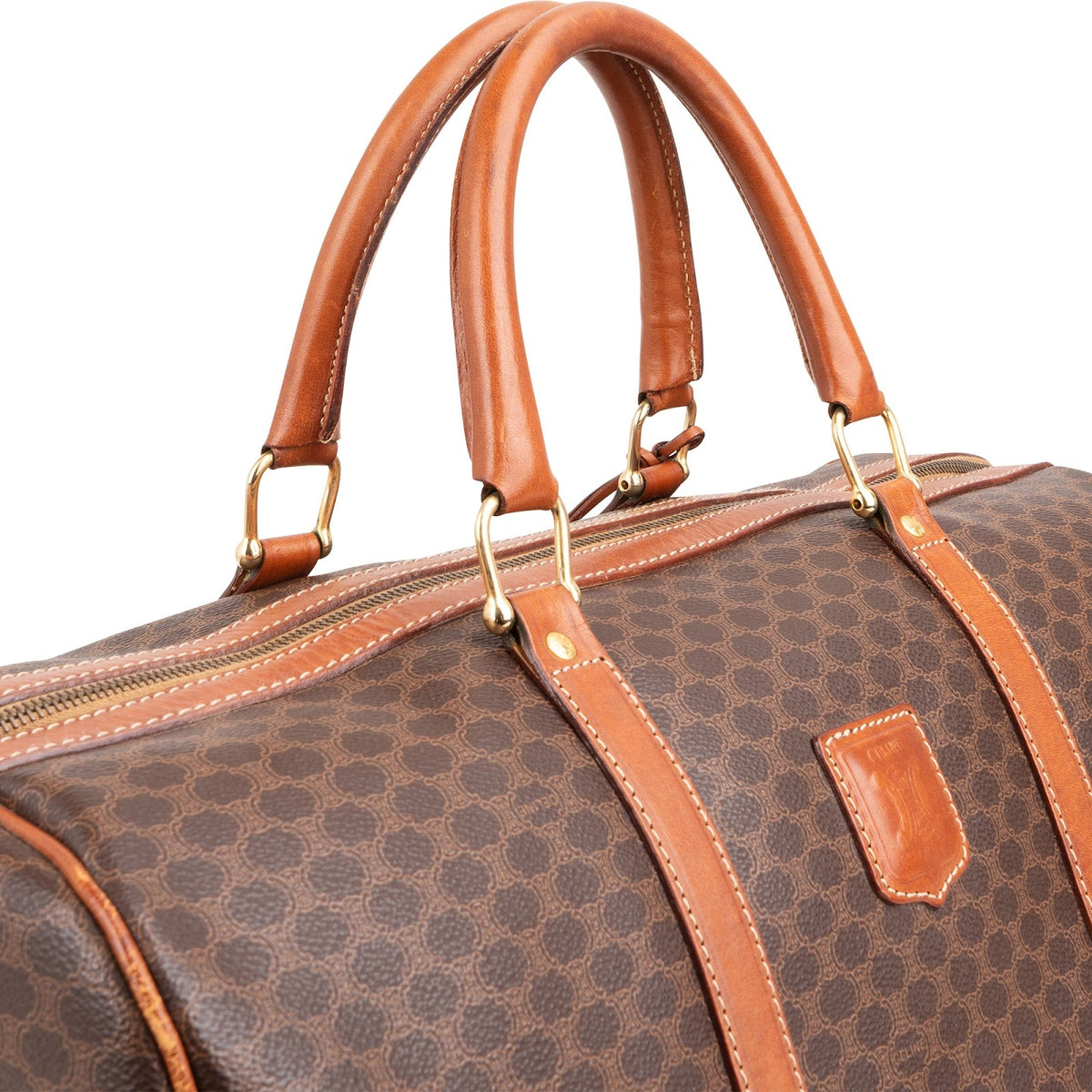 Celine Monogram Macadam Canvas Boston 45 Reisetasche, Bild 2 von 9