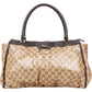 Gucci Monogram GG Abbey aus beschichtetem Canvas und Leder – Vorderansicht